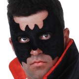 NFP399 BELVEDERE Black Velvet Bat Eye Mask